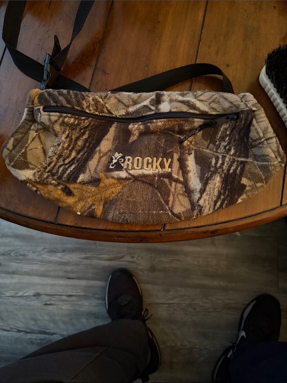 Rocky Camouflage Waist Bag in Brown and Tan